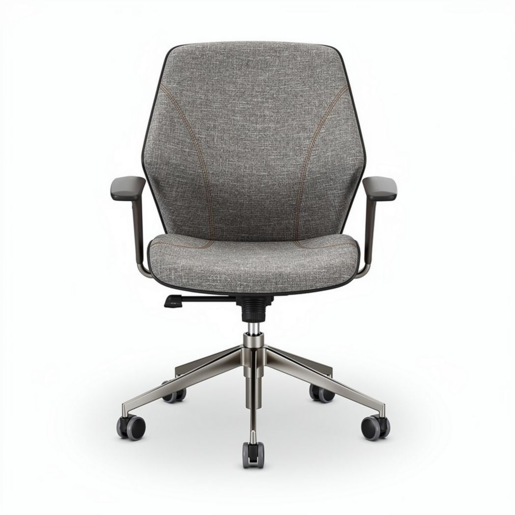Office chair with ergonomic design fabric seat and adjustable height 60 x 60 x 100cm