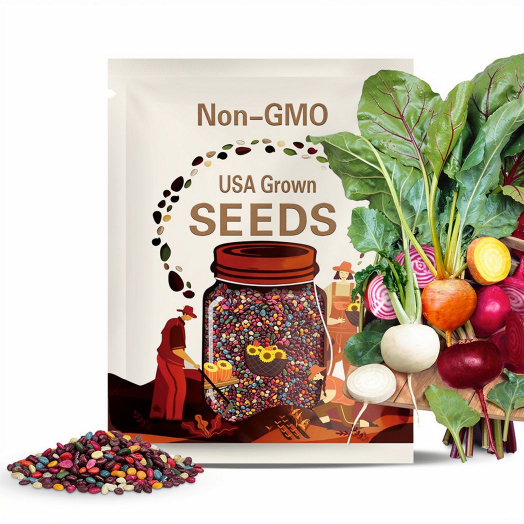 Rainbow Beet Seeds: 50+ Organic Heirloom Seeds for Container Gardens