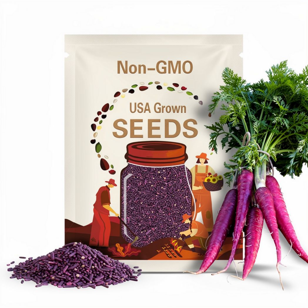 Cosmic Purple Carrot Seeds 300+ Daucus Carota Vegetable NON-GMO