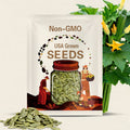 25 Green Egg Zucchini Squash Seeds, Compact Round Zucchini, Heirloom Non-GMO Variety