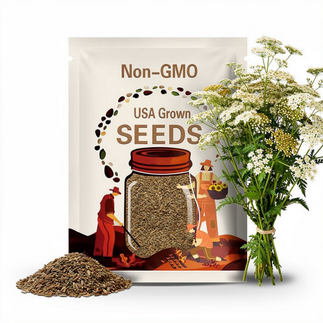 Siberian Meadowsweet Seeds - Heirloom Seeds, Traditional Medicinal Herb, Deer Resistant, Dropwort Seeds, Pink Fuzzy Blooms, Non-GMO