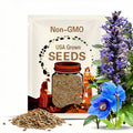 500 Himalayan Blue Poppy Seeds | Meconopsis betonicifolia Rare Perennial, Stunning Sky Blue Blooms, Shade Garden Flower, Non-GMO Seeds