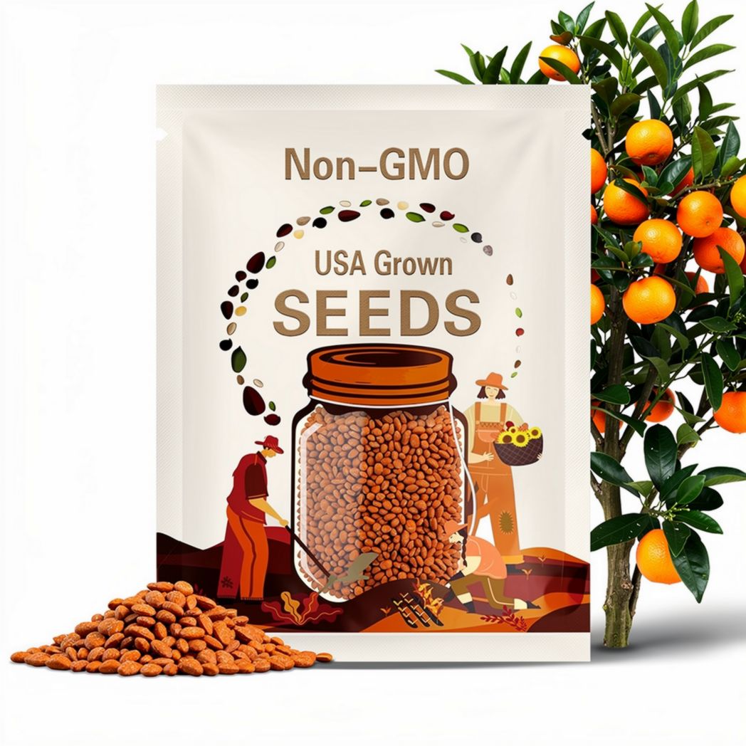 Organic Orange Geiger Tree Seeds: Tropical Flowering Evergreen (10 Seeds)